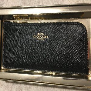 Brand New COACH Card Case/ Mini Wallet in Black